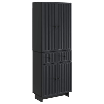 Skab Sæt 2 pcs 66 x 34,5 x 90 cm Konstrueret træ