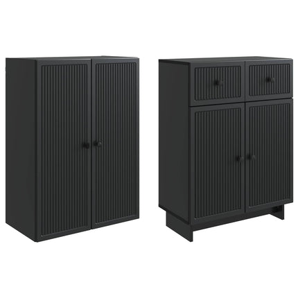 Skab Sæt 2 pcs 66 x 34,5 x 90 cm Konstrueret træ