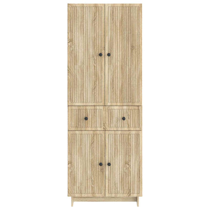 Skab Sæt 2 pcs 66 x 34,5 x 90 cm Konstrueret træ