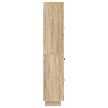 Skab Sæt 2 pcs 66 x 34,5 x 90 cm Konstrueret træ