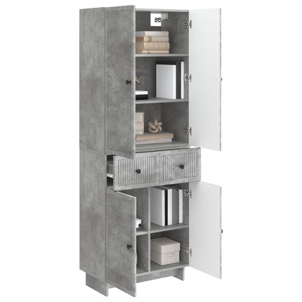 Skab Sæt 2 pcs 66 x 34,5 x 90 cm Konstrueret træ