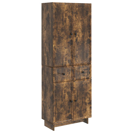 Skab Sæt 2 pcs 66 x 34,5 x 90 cm Konstrueret træ