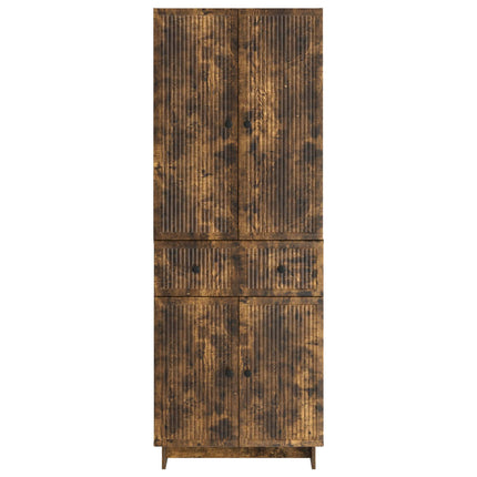 Skab Sæt 2 pcs 66 x 34,5 x 90 cm Konstrueret træ