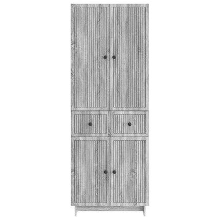 Skab Sæt 2 pcs 66 x 34,5 x 90 cm Konstrueret træ
