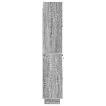 Skab Sæt 2 pcs 66 x 34,5 x 90 cm Konstrueret træ