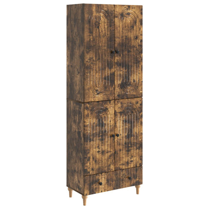 Skab Sæt 2 pcs 66 x 34,5 x 95 cm Konstrueret træ