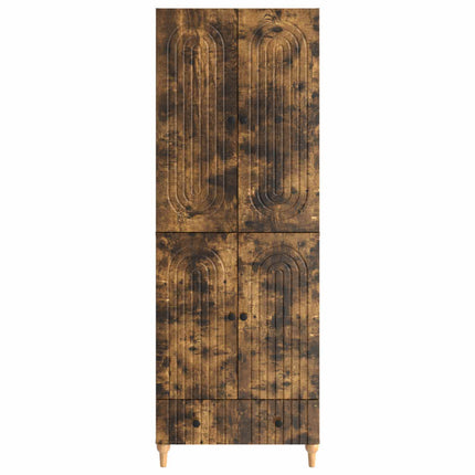 Skab Sæt 2 pcs 66 x 34,5 x 95 cm Konstrueret træ