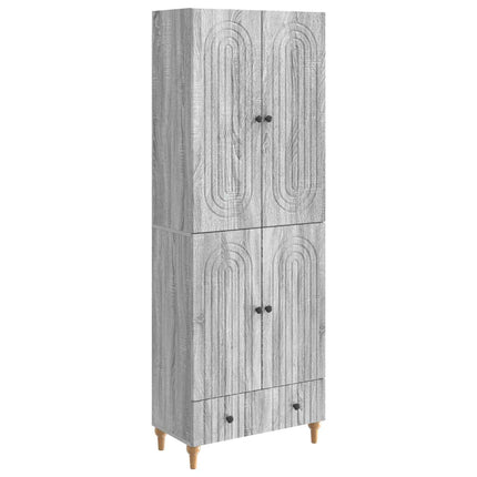 Skab Sæt 2 pcs 66 x 34,5 x 95 cm Konstrueret træ