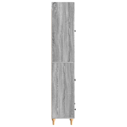 Skab Sæt 2 pcs 66 x 34,5 x 95 cm Konstrueret træ
