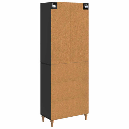 Skab Sæt 2 pcs 66 x 34,5 x 90 cm Konstrueret træ