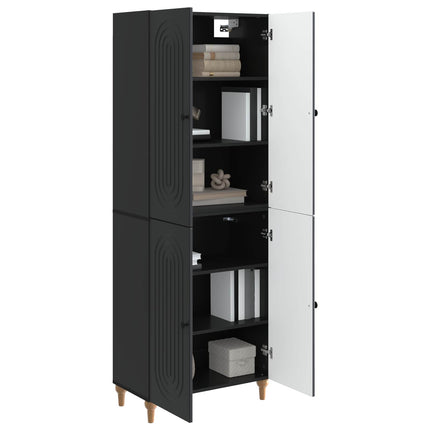 Skab Sæt 2 pcs 66 x 34,5 x 90 cm Konstrueret træ