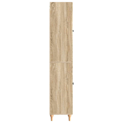 Skab Sæt 2 pcs 66 x 34,5 x 90 cm Konstrueret træ