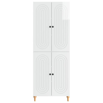 Skab Sæt 2 pcs 66 x 34,5 x 90 cm Konstrueret træ