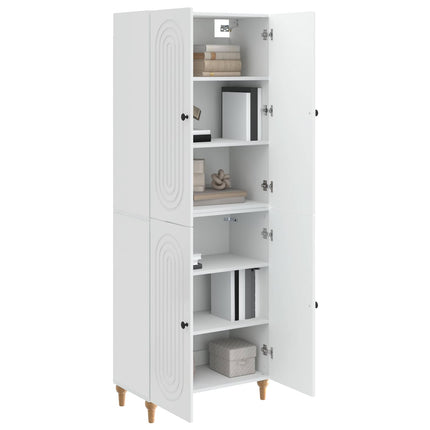 Skab Sæt 2 pcs 66 x 34,5 x 90 cm Konstrueret træ