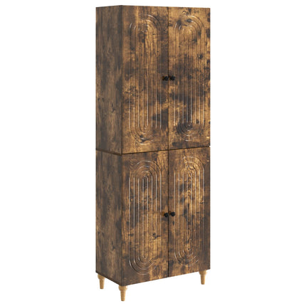 Skab Sæt 2 pcs 66 x 34,5 x 90 cm Konstrueret træ