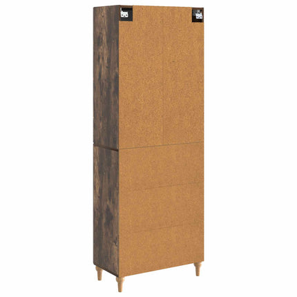 Skab Sæt 2 pcs 66 x 34,5 x 90 cm Konstrueret træ