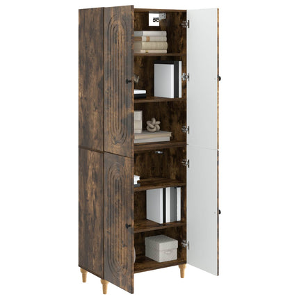 Skab Sæt 2 pcs 66 x 34,5 x 90 cm Konstrueret træ