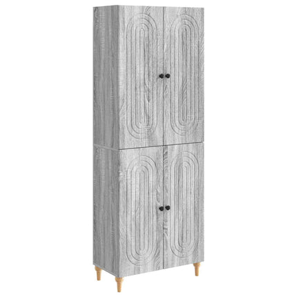 Skab Sæt 2 pcs 66 x 34,5 x 90 cm Konstrueret træ