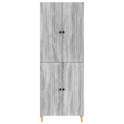 Skab Sæt 2 pcs 66 x 34,5 x 90 cm Konstrueret træ