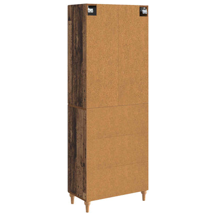 Skab Sæt 2 pcs 66 x 34,5 x 90 cm Konstrueret træ