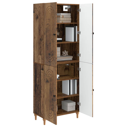 Skab Sæt 2 pcs 66 x 34,5 x 90 cm Konstrueret træ