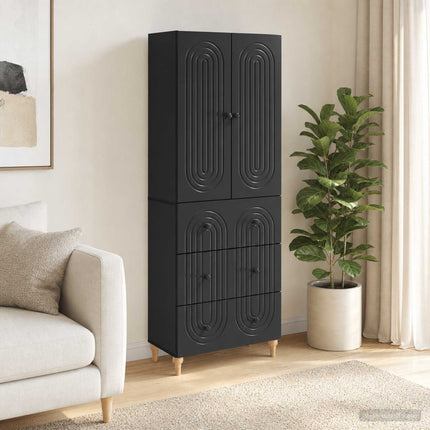 Skab Sæt 2 pcs 66 x 34,5 x 90 cm Konstrueret træ