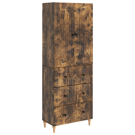 Skab Sæt 2 pcs 66 x 34,5 x 90 cm Konstrueret træ