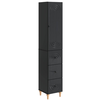 Skab Sæt 2 pcs 33 x 34,5 x 90 cm Konstrueret træ