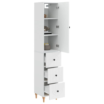 Skab Sæt 2 pcs 33 x 34,5 x 90 cm Konstrueret træ
