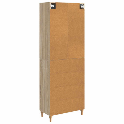 Skab Sæt 2 pcs 66 x 34,5 x 90 cm Konstrueret træ