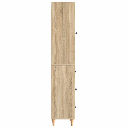 Skab Sæt 2 pcs 66 x 34,5 x 90 cm Konstrueret træ
