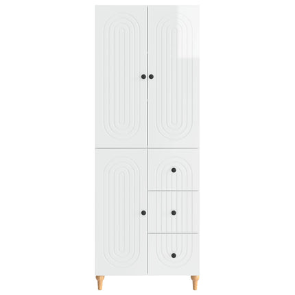 Skab Sæt 2 pcs 66 x 34,5 x 90 cm Konstrueret træ