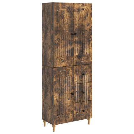 Skab Sæt 2 pcs 66 x 34,5 x 90 cm Konstrueret træ