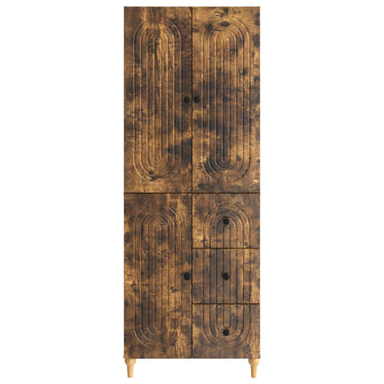 Skab Sæt 2 pcs 66 x 34,5 x 90 cm Konstrueret træ