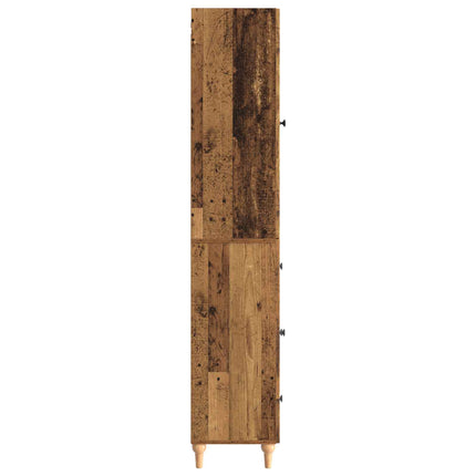Skab Sæt 2 pcs 66 x 34,5 x 90 cm Konstrueret træ
