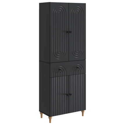 Skab Sæt 2 pcs 66 x 34,5 x 90 cm Konstrueret træ