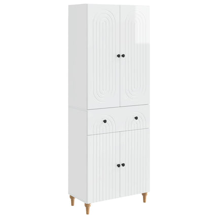Skab Sæt 2 pcs 66 x 34,5 x 90 cm Konstrueret træ