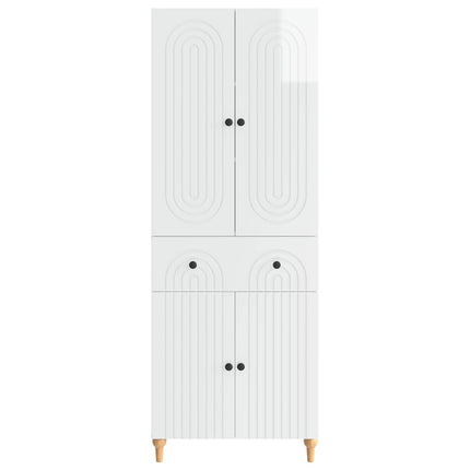 Skab Sæt 2 pcs 66 x 34,5 x 90 cm Konstrueret træ
