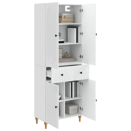 Skab Sæt 2 pcs 66 x 34,5 x 90 cm Konstrueret træ