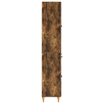 Skab Sæt 2 pcs 66 x 34,5 x 90 cm Konstrueret træ