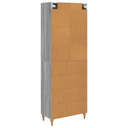 Skab Sæt 2 pcs 66 x 34,5 x 90 cm Konstrueret træ