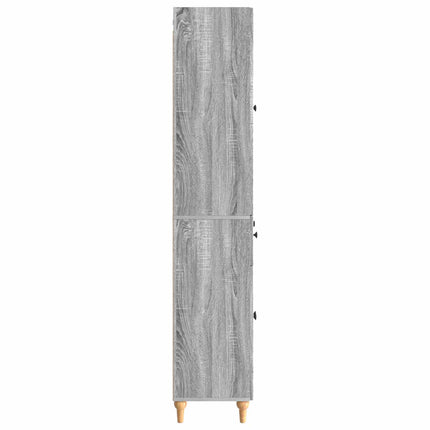 Skab Sæt 2 pcs 66 x 34,5 x 90 cm Konstrueret træ