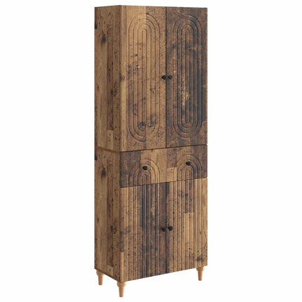 Skab Sæt 2 pcs 66 x 34,5 x 90 cm Konstrueret træ