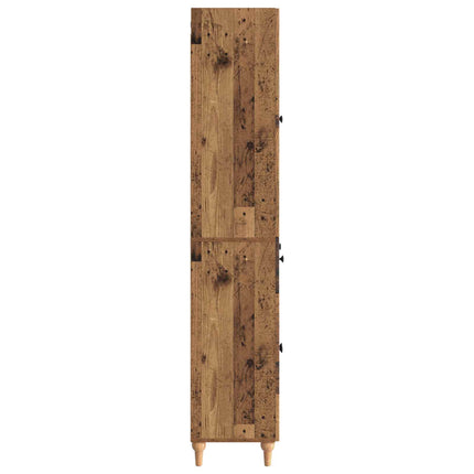 Skab Sæt 2 pcs 66 x 34,5 x 90 cm Konstrueret træ