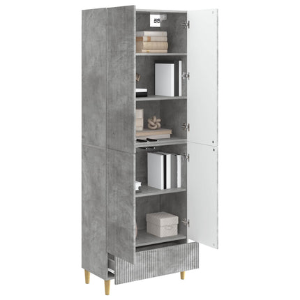 Skab Sæt 2 pcs 66 x 34,5 x 95 cm Konstrueret træ