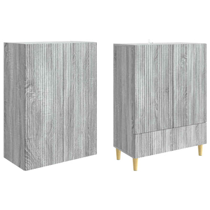 Skab Sæt 2 pcs 66 x 34,5 x 95 cm Konstrueret træ