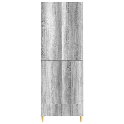 Skab Sæt 2 pcs 66 x 34,5 x 95 cm Konstrueret træ