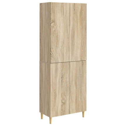 Skab Sæt 2 pcs 66 x 34,5 x 90 cm Konstrueret træ