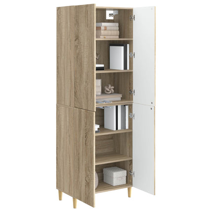 Skab Sæt 2 pcs 66 x 34,5 x 90 cm Konstrueret træ