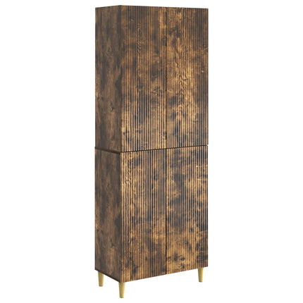 Skab Sæt 2 pcs 66 x 34,5 x 90 cm Konstrueret træ